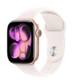 Apple Watch Series 11 GPS 42mm Rose Gold Aluminium Case with Light Blush Sport Band