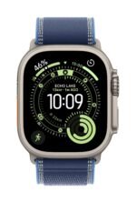 Apple Watch Ultra 3 GPS + Cellular 49mm Natural Titanium Case with Blue/Bright Blue Trail Loop - M/L - Image 2