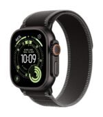 Apple Watch Ultra 3 GPS + Cellular 49mm Black Titanium Case with Black/Charcoal Trail Loop - M/L