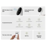 Xiaomi Mi Smart Camera C100, 3 MP 2K HD - White - Image 2