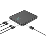 Powerology VoltStream 20000mAh Power Bank - Black