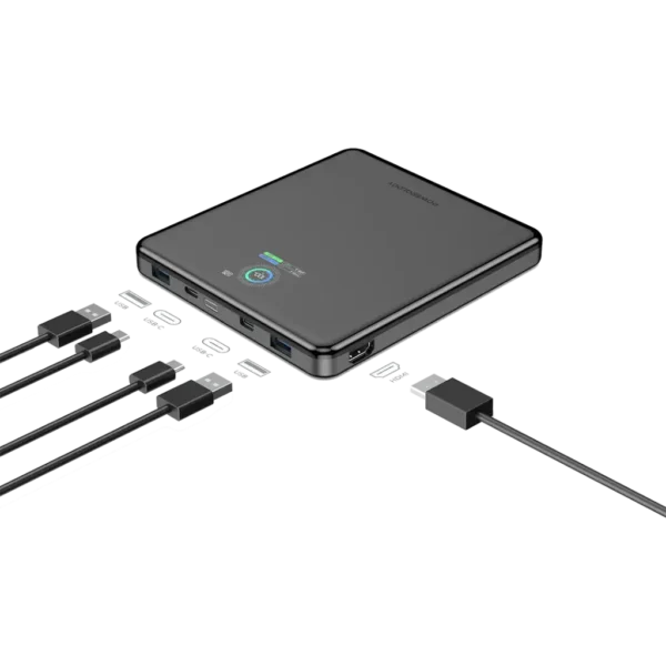 Powerology VoltStream 20000mAh Power Bank - Black