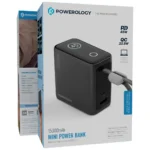 Powerology 15000mAh Mini Power Bank - Black - Image 3