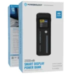 Powerology 27000mAh Smart Display Power Bank - Black - Image 4