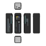 Powerology 27000mAh Smart Display Power Bank - Black - Image 3
