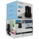 Powerology 8in1 Station 10000mAh PD 120W QC Wireless Power Bank - Black - Image 3