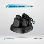 Powerology × 5 10000mAh Power Bank Station - Black - Image 8